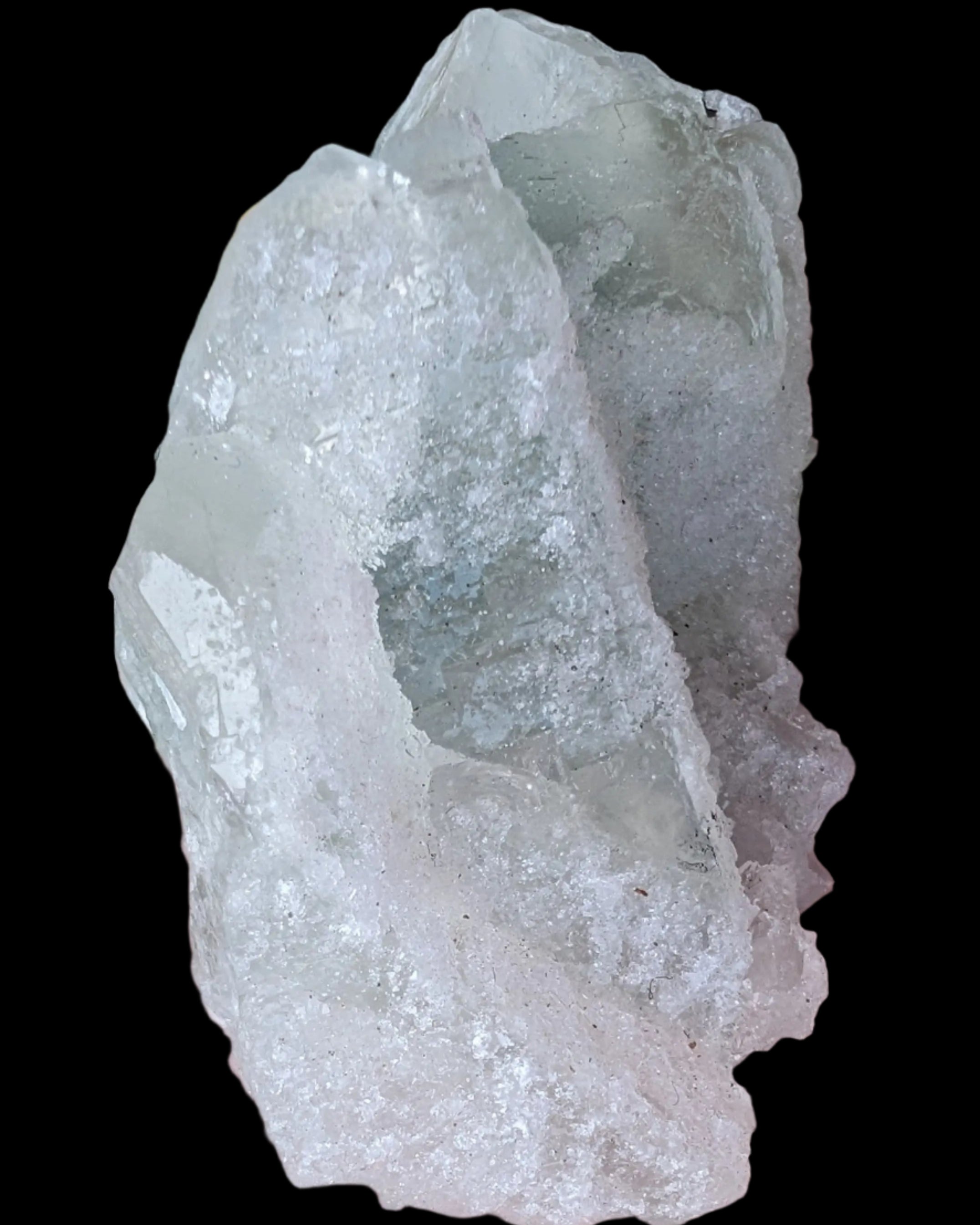 Fluorite translucent cubic cluster 112g in sunlight- Rocks and Things Store