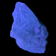 Fluorite translucent cubic cluster 112g in UV light- Rocks and Things Store