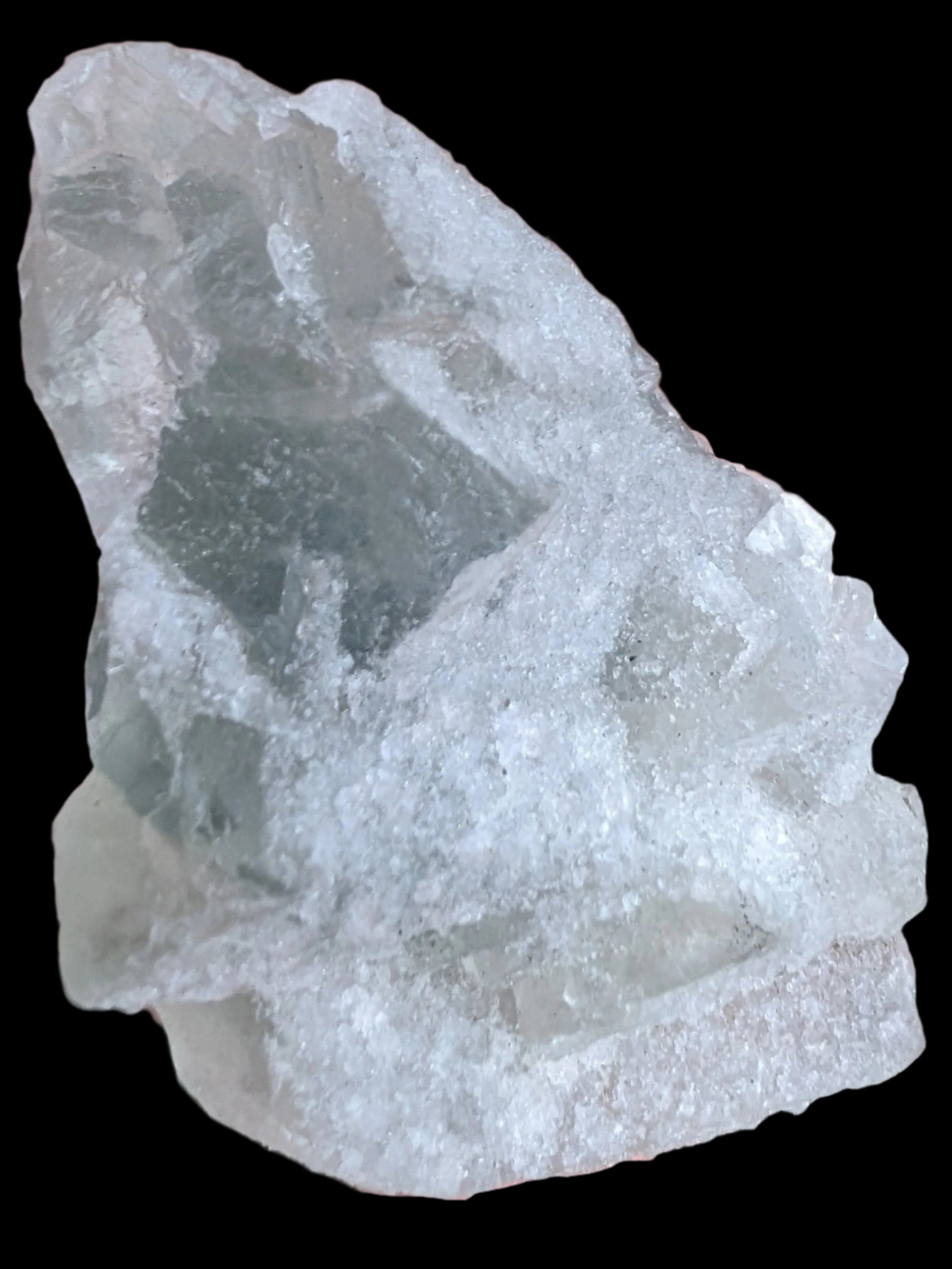 Fluorite translucent cubic cluster 112g in sunlight- Rocks and Things Store