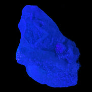 Fluorite translucent cubic cluster 112g in UV light- Rocks and Things Store