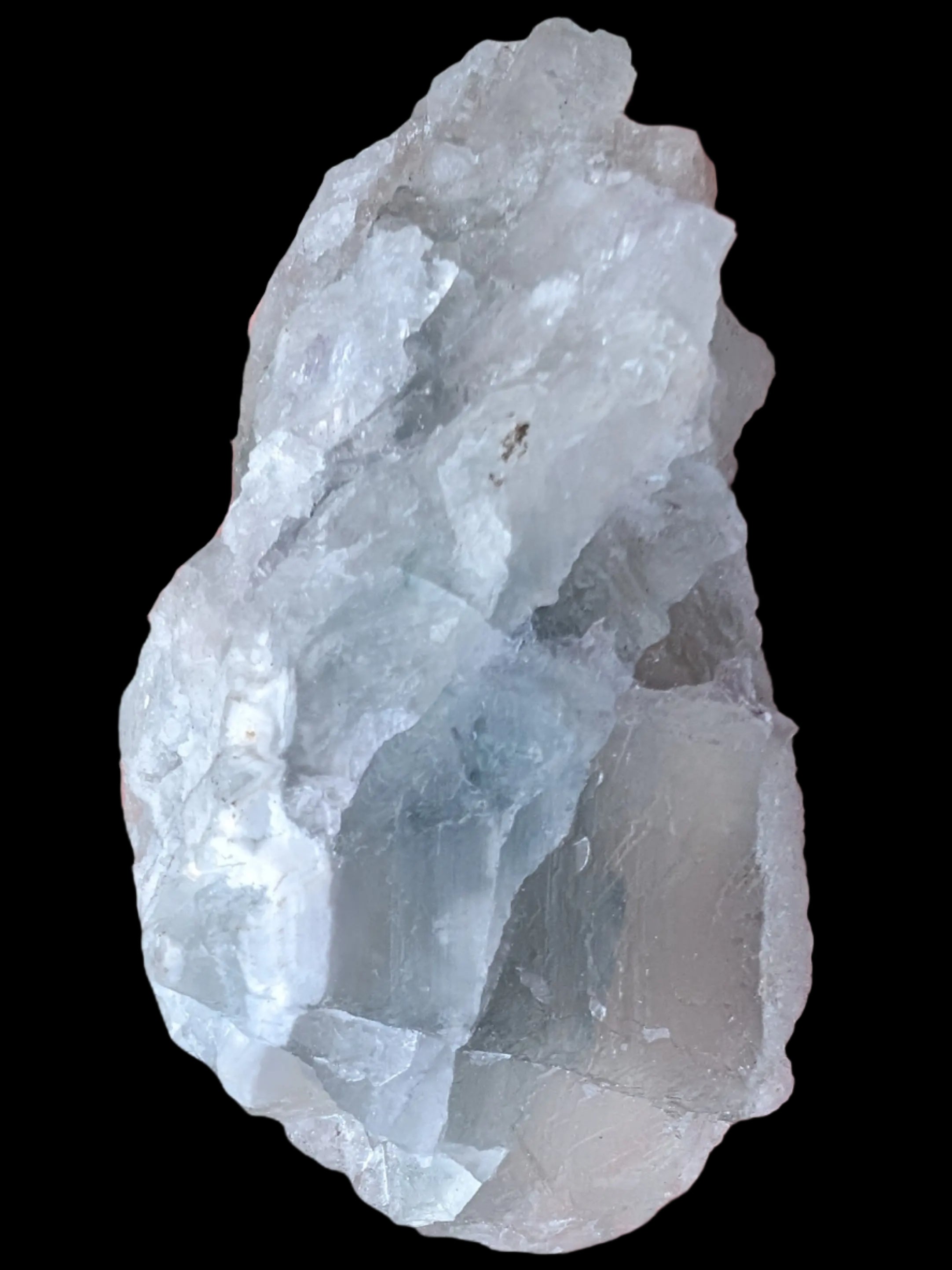 Fluorite translucent cubic cluster 112g  in sunlight - Rocks and Things Store