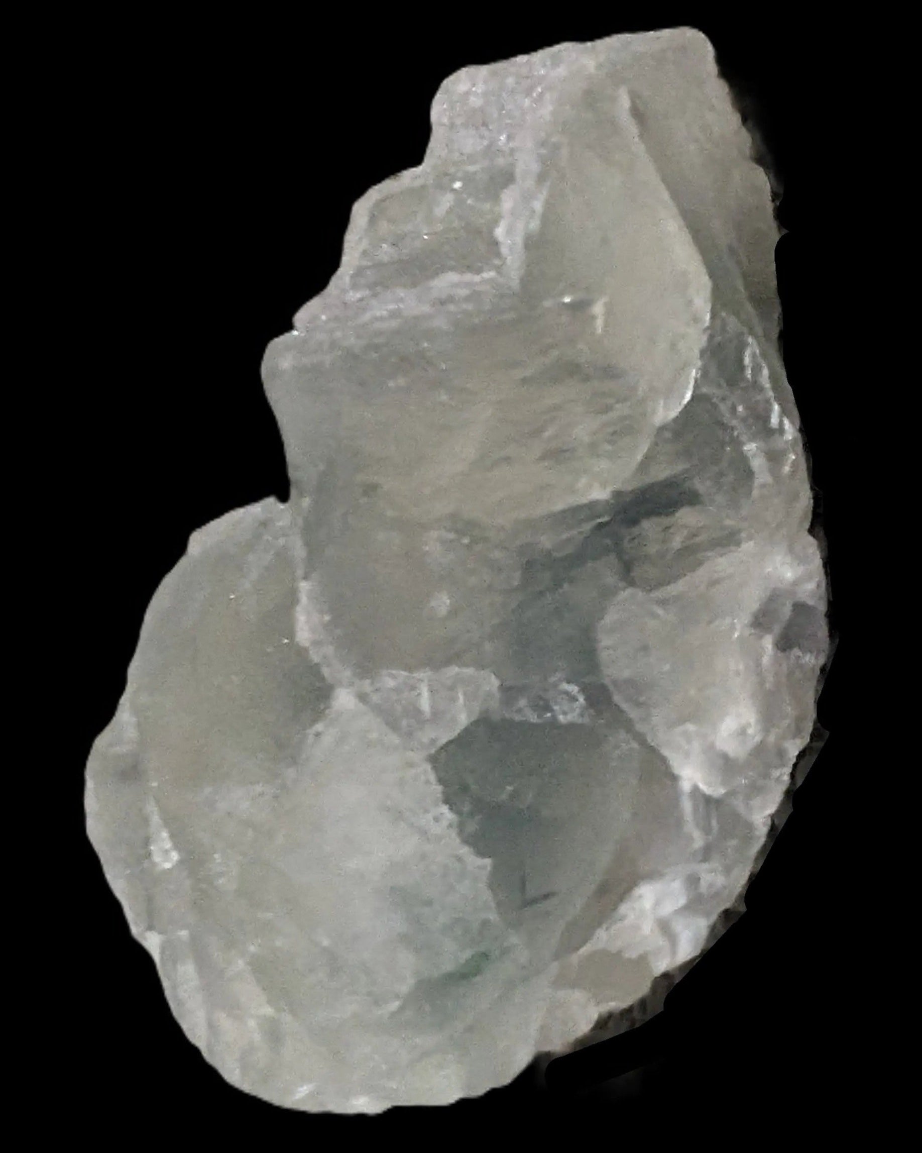 Fluorite translucent cubic cluster 112g in sunlight - Rocks and Things Store