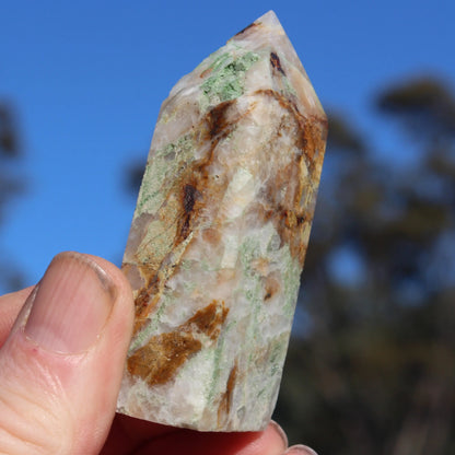 Fluorite with Quartz wand 74g Rocks and Things