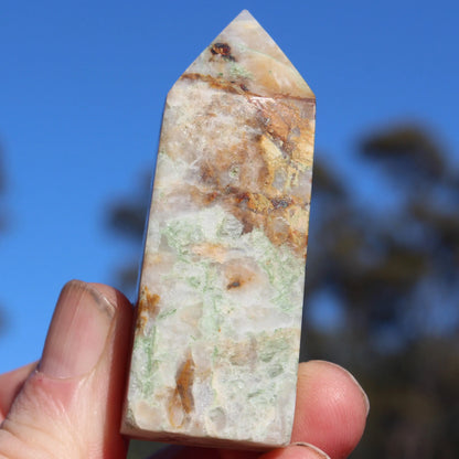 Fluorite with Quartz wand 74g Rocks and Things