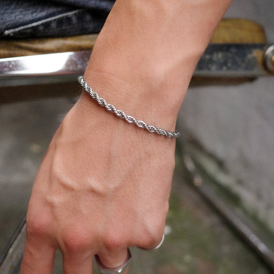French Rope bracelet in sunlight - Rocks and Things Store