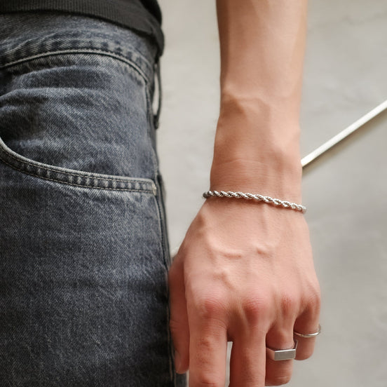 French Rope bracelet in sunlight - Rocks and Things Store