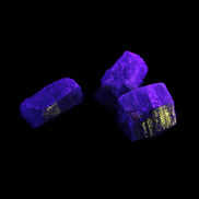 Green Corundum Ruby 3 crystals 11-13g Rocks and Things