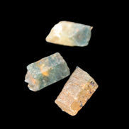 Green Corundum Ruby 3 crystals 11-13g Rocks and Things