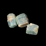 Green Corundum Ruby 3 crystals 11-13g Rocks and Things