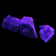 Green Corundum Ruby 3 crystals 11-13g Rocks and Things