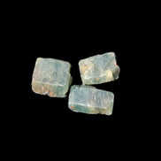 Green Corundum Ruby 3 crystals 11-13g Rocks and Things