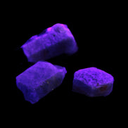 Green Corundum Ruby 3 crystals 11-13g Rocks and Things