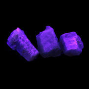 Green Corundum Ruby 3 crystals 11-13g Rocks and Things