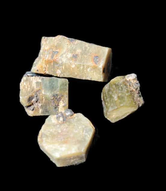 Green Corundum Ruby crystals 12-14g Rocks and Things
