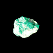 Green Dioptase Emerandine specimen 8*11*14mm from the Congo 2.1g in bright sunlight - Rocks and Things Store