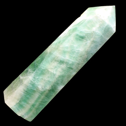 Green Fluorite obelisk 4225g in sunlight, Rocks and Things Store