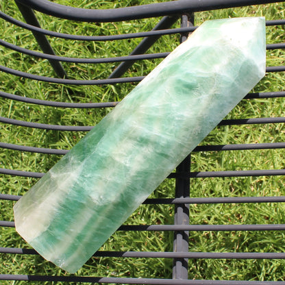 Green Fluorite obelisk 4225g Rocks and Things