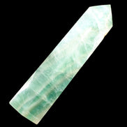 Green Fluorite obelisk 4225g in sunlight, Rocks and Things Store