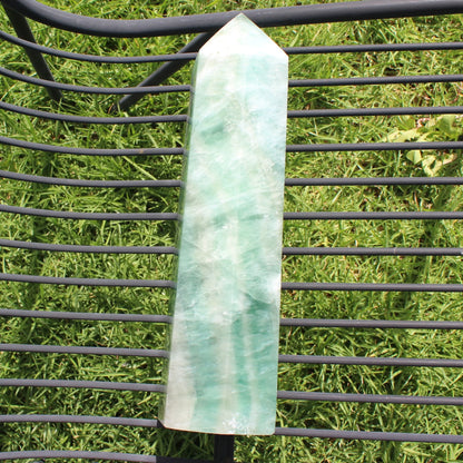 Green Fluorite obelisk 4225g Rocks and Things