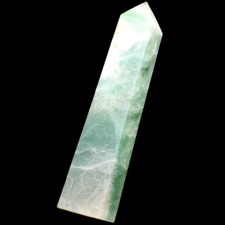 Green Fluorite obelisk 4225g in sunlight, Rocks and Things Store