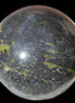 Green Plum Blossom Jade sphere 132mm 3460g in sunlight - Rocks and Things Store
