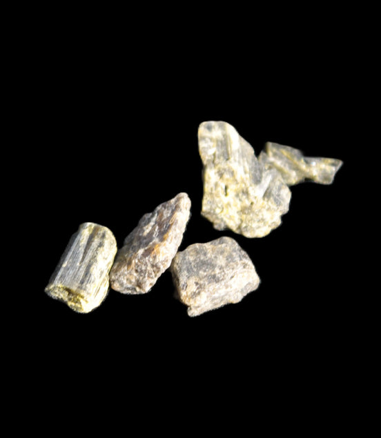 Green Tourmaline 3/4 natural crystals 5g Rocks and Things Store