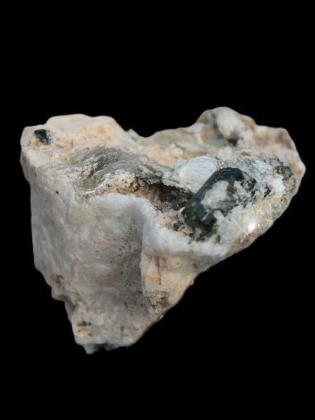 Green Tourmaline with Mica matrix from Skardu, Pakistan 216.5ct 43.3g Rocks and Things