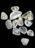 Green hair Tourmaline in Clear Quartz tiny 10g Rocks and Things