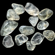 Green hair Tourmaline in Clear Quartz tiny 10g Rocks and Things