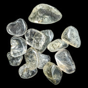 Green hair Tourmaline in Clear Quartz tiny 10g Rocks and Things