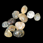 Green hair Tourmaline in Clear Quartz tiny 10g Rocks and Things