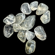 Green hair Tourmaline in Clear Quartz tiny 10g Rocks and Things