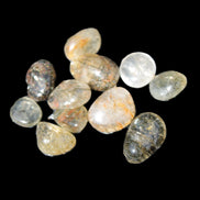 Green hair Tourmaline in Clear Quartz tiny 10g Rocks and Things