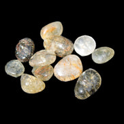 Green hair Tourmaline in Clear Quartz tiny 10g Rocks and Things