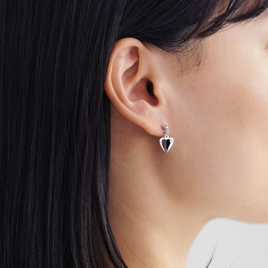 Heart Earring in sunlight - Rocks and Things Store