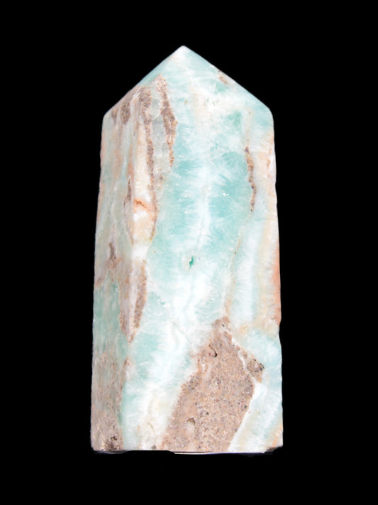 Hemimorphite Sky Blue wand 60mm 56.5g Rocks and Things Store