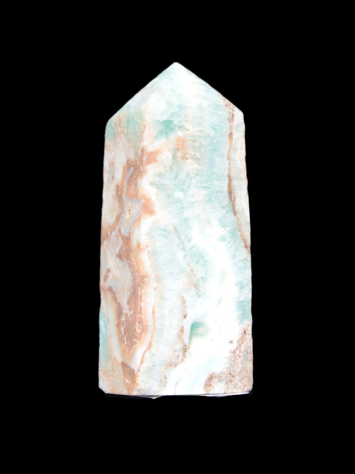 Hemimorphite Sky Blue wand 60mm 56.5g Rocks and Things Store