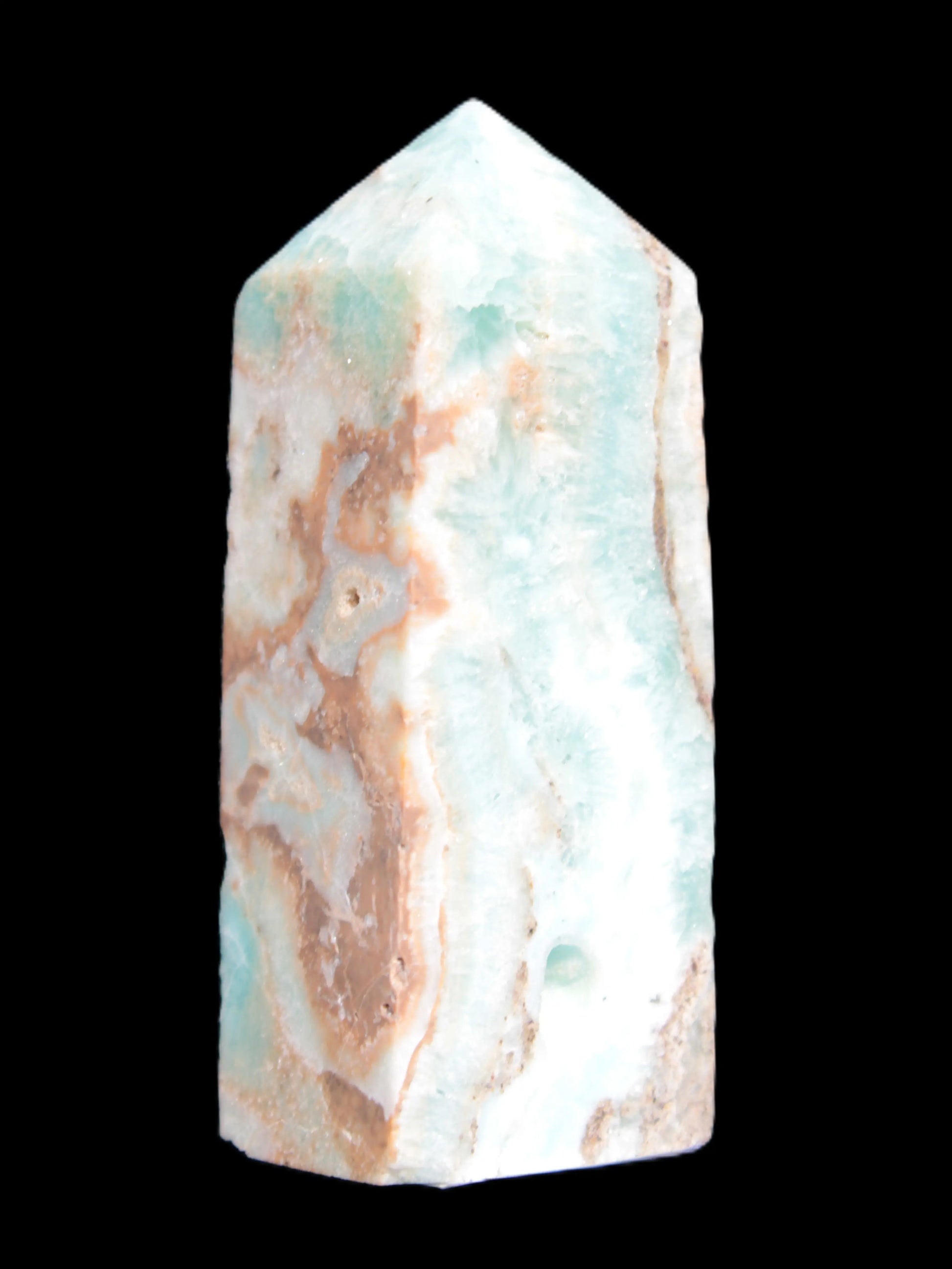 Hemimorphite Sky Blue wand 60mm 56.5g Rocks and Things Store