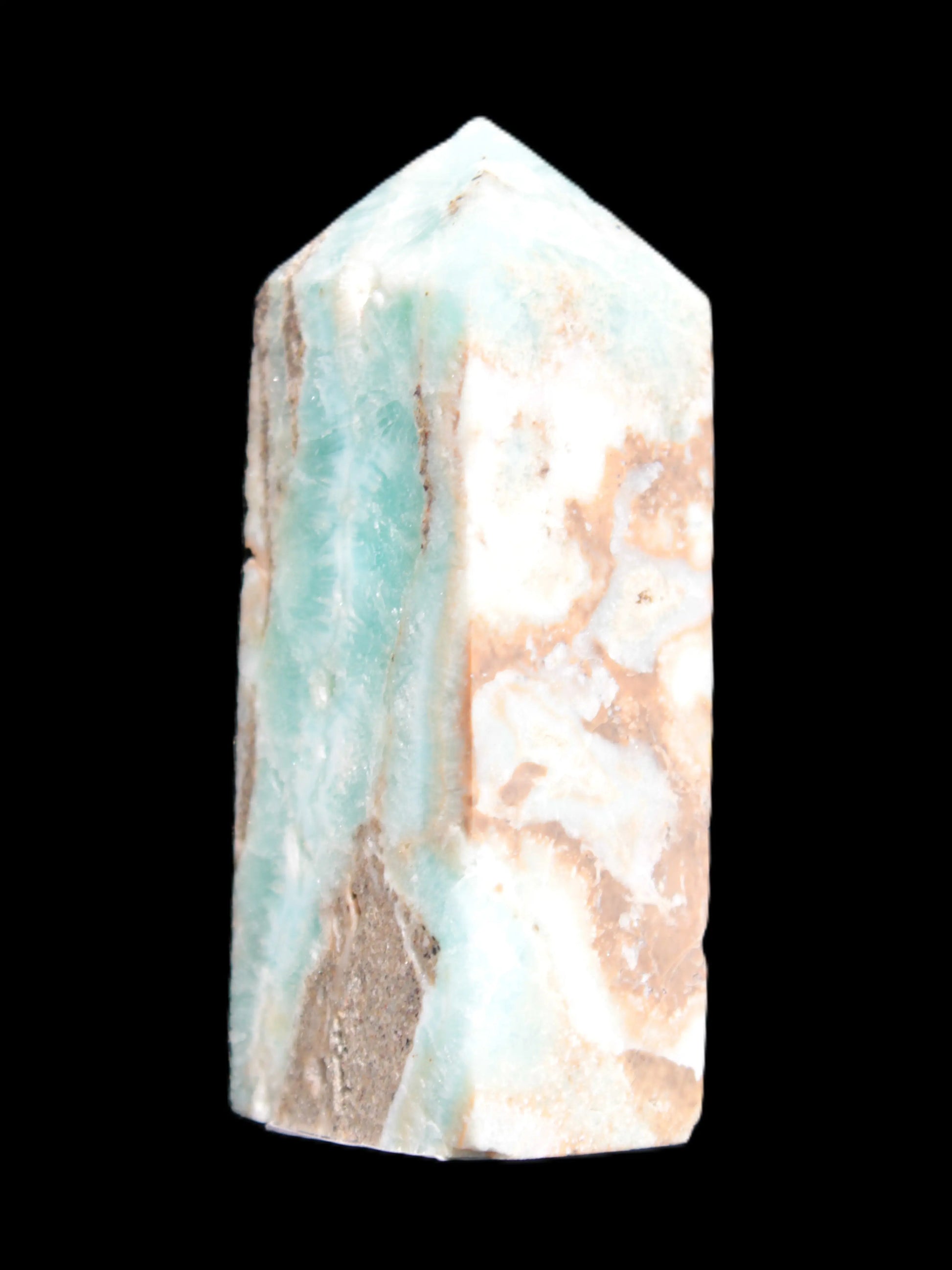 Hemimorphite Sky Blue wand 60mm 56.5g Rocks and Things Store