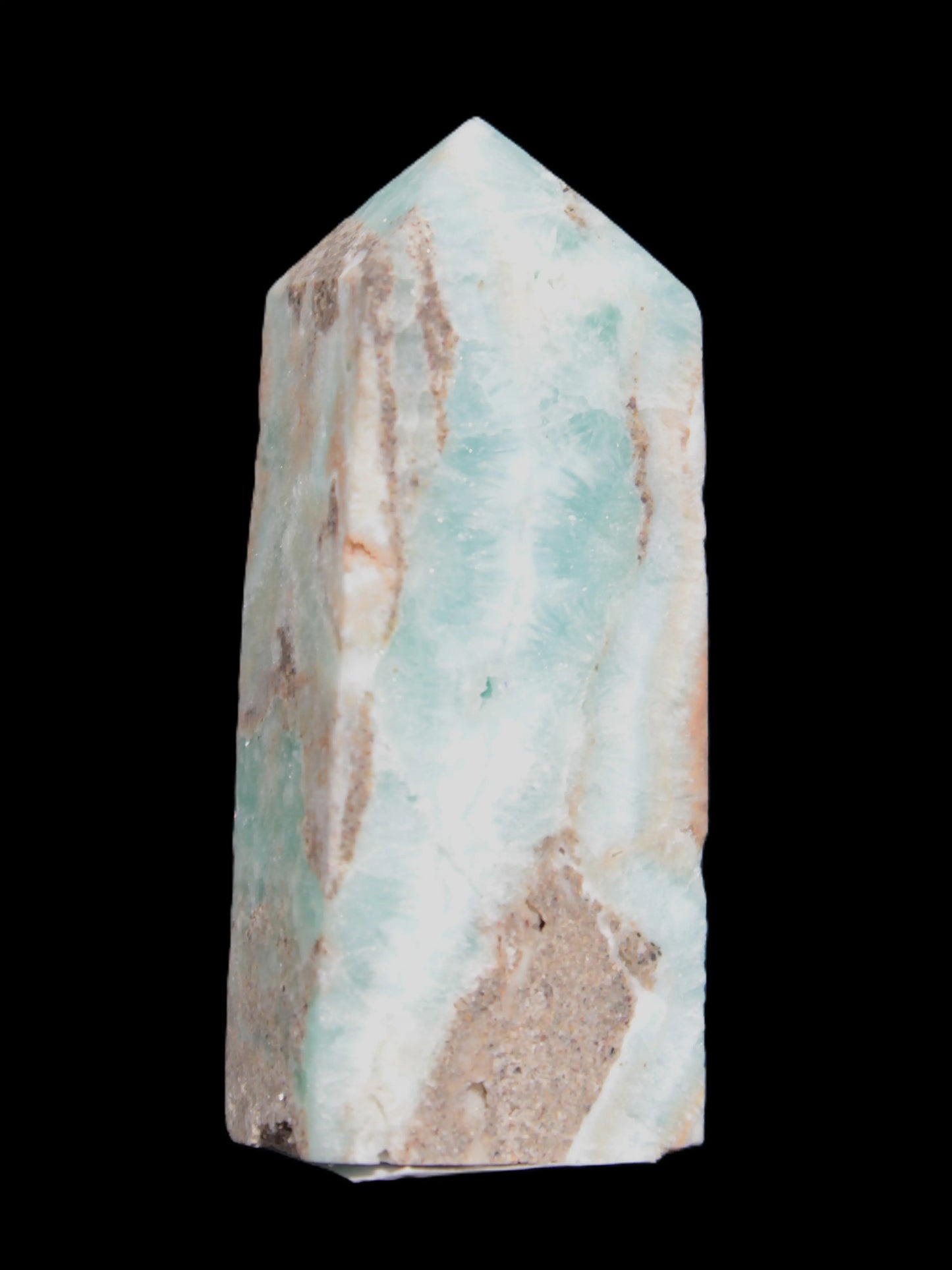 Hemimorphite Sky Blue wand 60mm 56.5g Rocks and Things Store