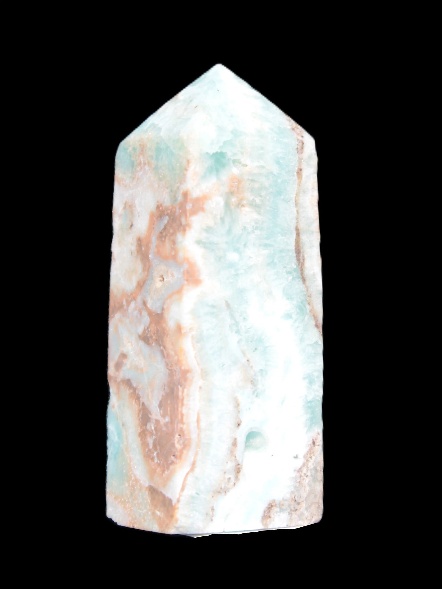 Hemimorphite Sky Blue wand 60mm 56.5g Rocks and Things Store