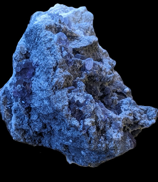 Hexagonal purple Fluorite from China 195g Rocks and Things