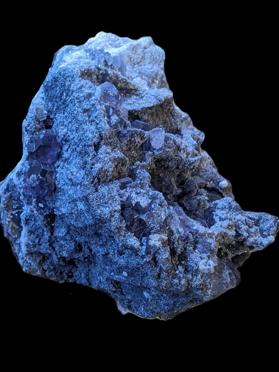 Hexagonal purple Fluorite from China 195g Rocks and Things