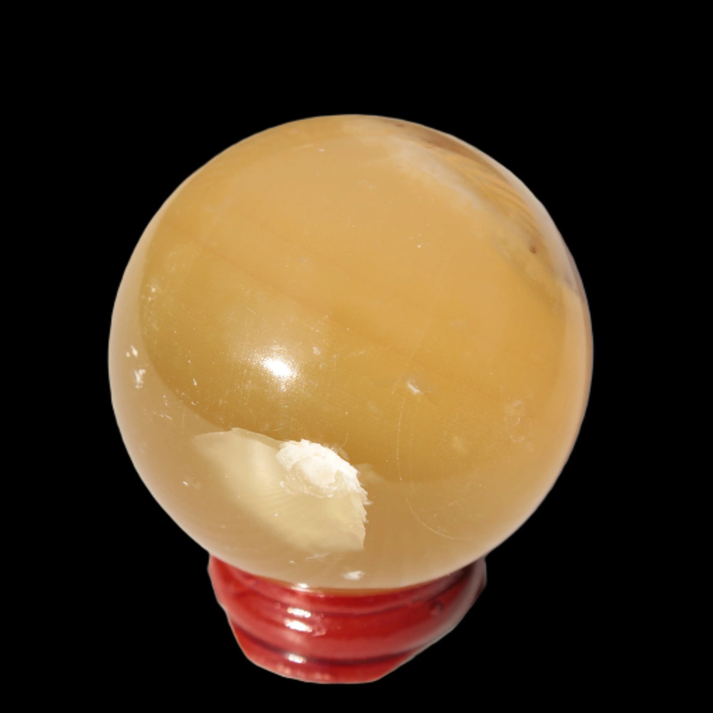 Honey Calcite sphere 47mm 162g Rocks and Things