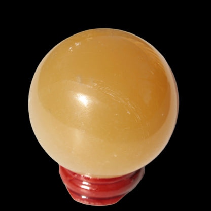 Honey Calcite sphere 47mm 162g Rocks and Things