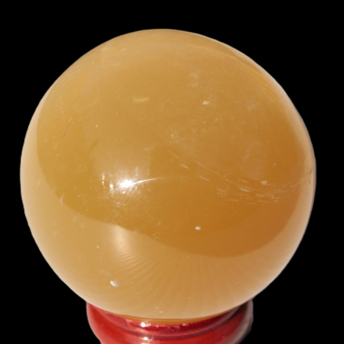 Honey Calcite sphere 47mm 162g Rocks and Things