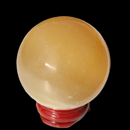 Honey Calcite sphere 47mm 162g Rocks and Things