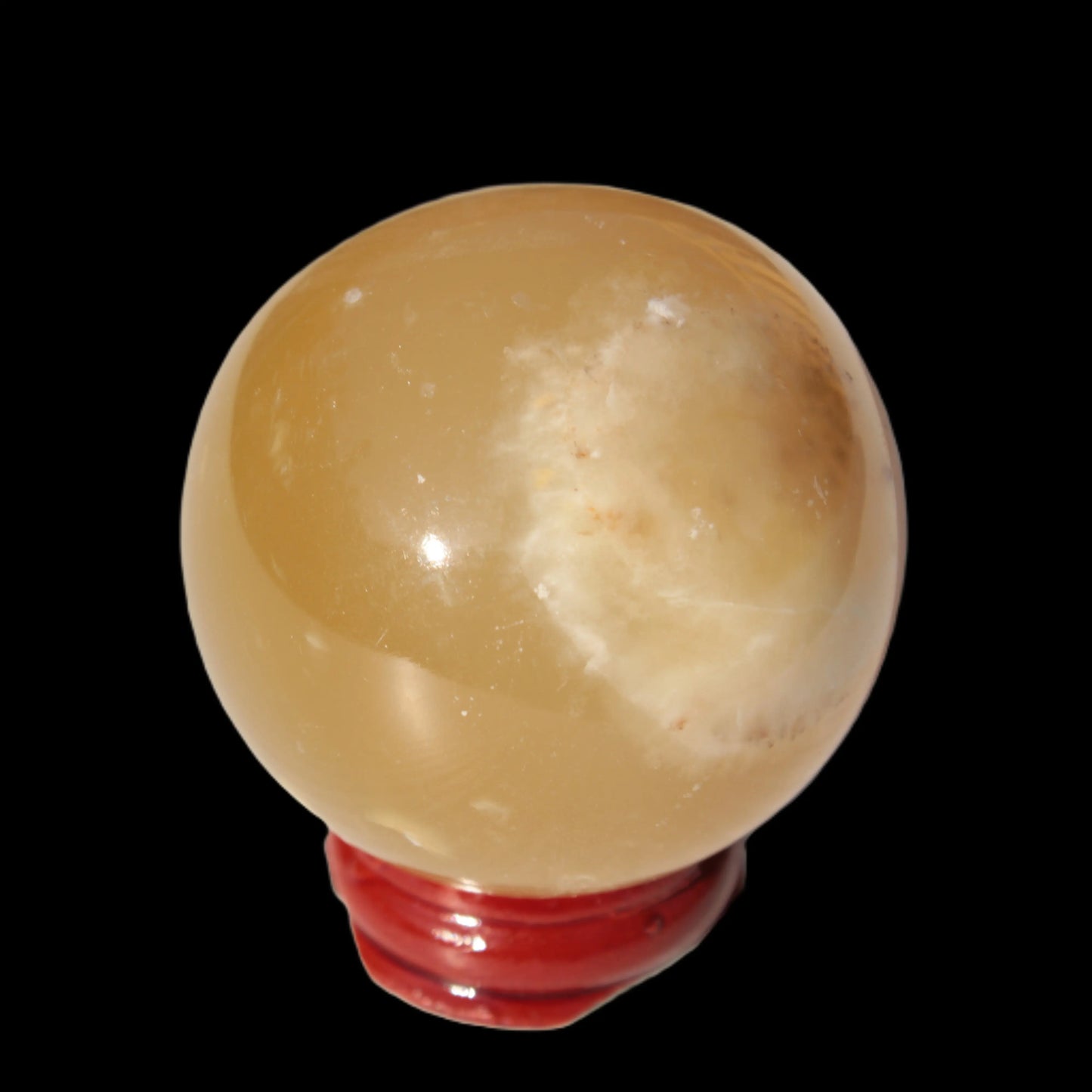 Honey Calcite sphere 47mm 162g Rocks and Things