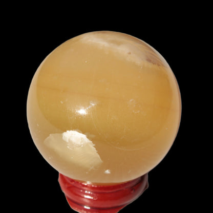 Honey Calcite sphere 47mm 162g Rocks and Things