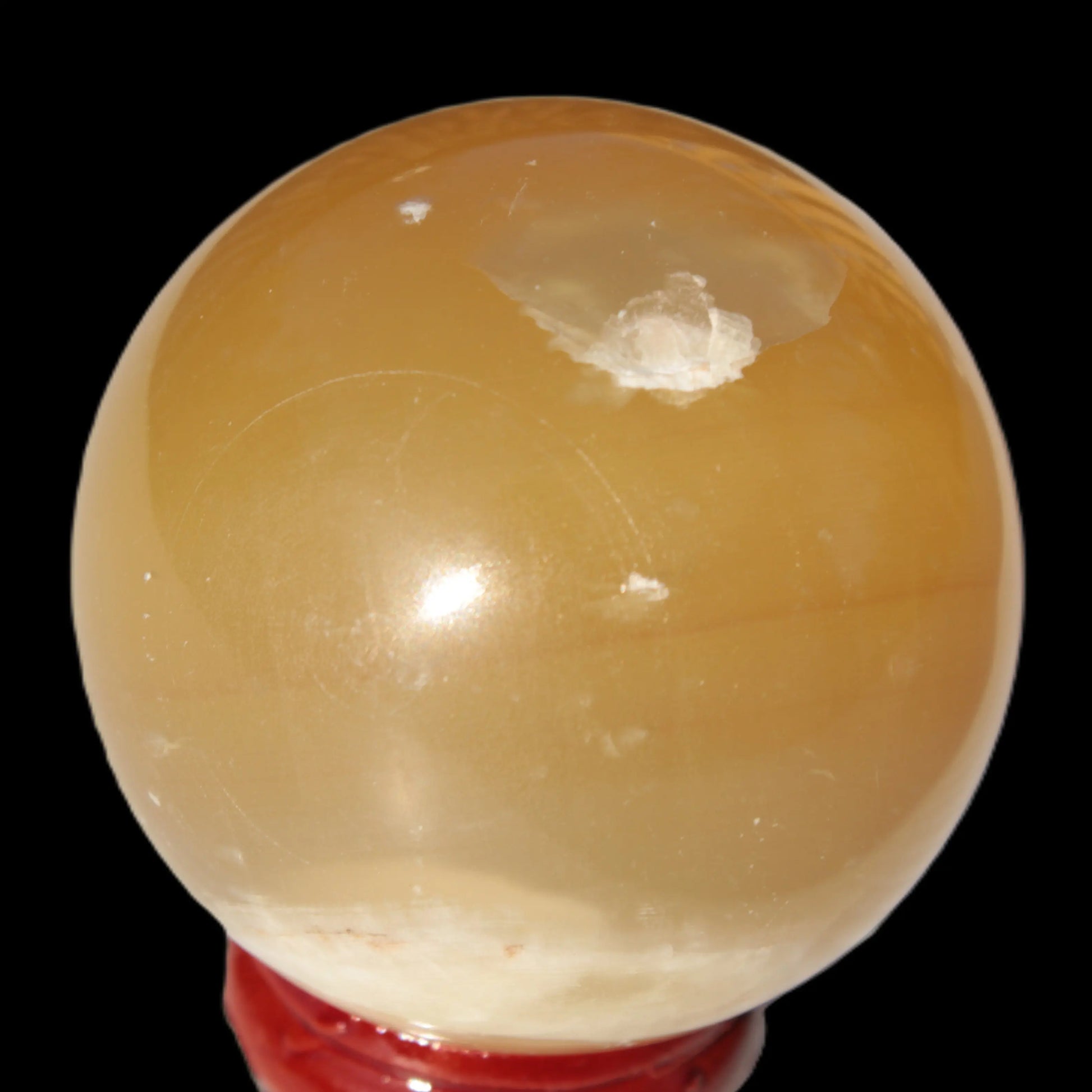 Honey Calcite sphere 47mm 162g Rocks and Things